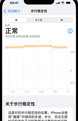 肇源iPhone手机维修如何在iPhone开启'步行稳定性通知'